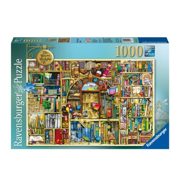 New sealed Ravensburger 1000pcs Adult Puzzle - The Bizare Bookshop 2 - Picture 1 of 16